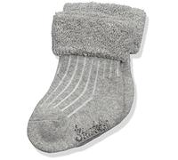 Sterntaler Calzini Bebé Uni Chaussettes, Argenté (Silber Melange 542), 16 Mixte bébé Chaussettes Mixte bébé Gris (Silber Melange 542) 3-6 mois (Taille fabricant:16) lot de