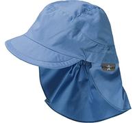 Sterntaler Casquette avec protège-nuque Bonnet Garçon Bleu (Samtblau 399) Large (Taille fabricant:55) lot de