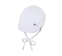 Sterntaler Casquette en Lin Bonnet, Blanc, 43 Mixte Enfant