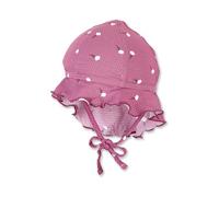 Sterntaler Casquette Fleurie avec Protection de la Nuque et Cordon de Serrage - Bonnet de Bain Fleuri avec Protection de la Nuque et Cordon de Serrage - Fille