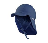 Sterntaler Schirmmütze m. Nackenschutz 1511410 Chapeau pour Temps Froid, Blau, 49 Unisex Baby
