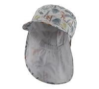 Sterntaler Casquette Unisexe avec protège-Nuque Jungle, Blanc., XXS