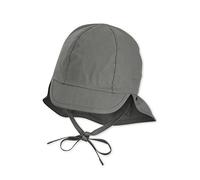 Sterntaler Casquette Unisexe pour Enfant avec protège-Nuque avec Cordons de Serrage et Cache-Oreilles, Vert foncé, 43