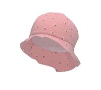 Sterntaler Chapeau de Soleil Fleurs, Rose délicat, 45 Mixte Enfant