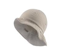 Sterntaler Chapeau de Soleil réversible en Mousseline Unie pour Fille, Beige, 49