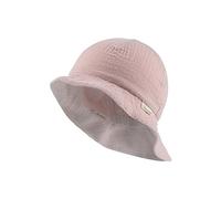 Sterntaler Chapeau de Soleil réversible en Mousseline Unie, Rose Velours, 45 Fille