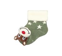 Sterntaler Chaussettes hochet de Noël pour bébé, Eucalyptus, 16 Mixte