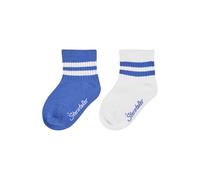 Sterntaler Chaussettes unisexes pour bébé DP Coolmax côtelées, Bleu cobalt, 30