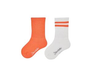 Sterntaler Chaussettes unisexes pour bébé DP Coolmax côtelées, orange vif, 26