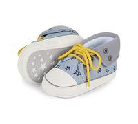 Sterntaler Chaussons Basket BB, Baskets bébé garçon, Gris (Rauchgrau 2301911), 16 EU (0.5)
