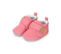 Sterntaler Chaussons d'éveil uni - Chaussures pour bébé en toile avec fermeture Velcro - Chaussons pour bébé et enfant - Semelle étoile cousue antidérapante - Baskets unisexes avec doublure en jersey