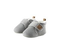 Sterntaler Chaussons d'éveil unisexes pour bébé, en tricot, gris moyen, 22 EU, gris moyen, 22 EU