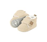 Sterntaler Chaussons en tricot unisexe pour enfant, beige, 18 EU