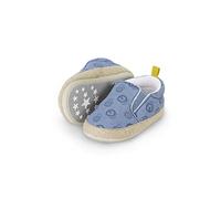 Sterntaler Chaussons plats pour bébé garçon Lion, bleu moyen, 20 EU