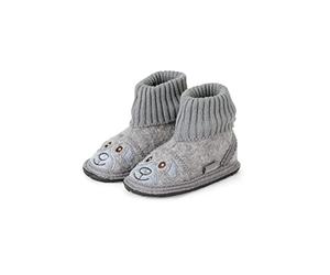 Sterntaler Chaussons, Sabots bébé garçon, Gris (Rauchgrau 566), 30 EU (11.5)