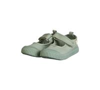 Sterntaler Chaussures basses unies - Pour bébé et enfant - En coton - Chaussures basses tendance avec fermeture Velcro - Chaussures d'été pour enfants avec semelle antidérapante, Couleur : vert pierre