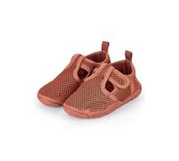 Sterntaler Chaussures de Bain Unies - Chaussures Aquatiques pour bébé - Séchage Rapide - Unisexe - en Maille aérée avec Fermeture - Chaussons de Plage Confortables, Marron pâle, 25/26 EU