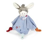 Sterntaler Doudou Âne Emmi, pour Bébé dès 1. Mois, Taille M, 40 cm, Gris/Multicolore