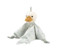 Sterntaler Doudou Doudou consolateur Petit Canard Edda Lou en Jersey avec hochet pour garçon et Fille, Turquoise Clair.
