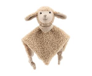 Sterntaler Doudou en flocons de mouton S - Doudou en peluche douce - Doudou pour bébé et enfant à saisir et découvrir - Doudou avec hochet pour la maison et les déplacements - Couleur sable