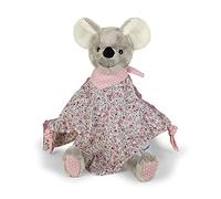 Sterntaler Doudou Souris Mabel, pour Bébé dès 1 Mois, Taille M, 36 cm, Gris/Multicolore