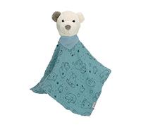 Sterntaler Doudou unisexe pour bébé - Motif ours polaire Elia - Doudou pour bébé - Turquoise foncé
