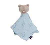 Sterntaler Doudou Unisexe pour bébé - Petit Ours - Doudou en Mousseline - Turquoise Clair
