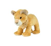 Sterntaler Doudou XL Lion Leo - Grande Peluche pour bébé et Enfant en Tissu Doux - Jouet rempli de ouate de Polyester - Compagnon fidèle pour découvrir, câliner et Jouer, Jaune Mat