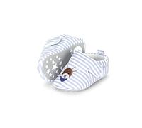 Sterntaler Emmi Chaussons d'éveil pour bébé garçon avec semelle antidérapante en forme d'étoile Bleu Taille 21/22, bleu clair, 21/22 EU