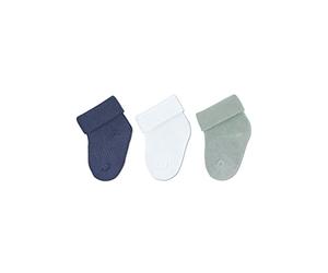 Sterntaler Erstlingssöckchen 3er Bambus Chaussettes, Blau, 0-4 Monate Enfants Unisexes