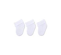 Sterntaler Erstlingssöckchen - Chaussettes - Uni - Mixte bébé - Blanc (Weiß 500) - Naissance (Taille fabricant: 0)