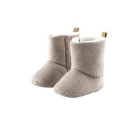 Sterntaler Fille Babystiefel Strickoptik Bottines bébé Aspect Tricot, Marron, 18 EU