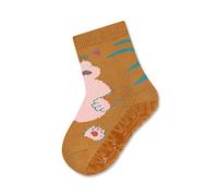 Sterntaler FLI AIR Katze Chaussette pour Chausson, Marron Clair, 27 - 28 Bébé garçon