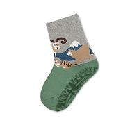 Sterntaler FLI Soft Bergtiere Chaussette pour Chausson, Vert, 18 Bébé Fille