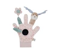 Sterntaler Gant de Jeu Lapin Hanni - Marionnettes à Doigts pour bébé et Enfant - Jouet avec hochet, Papier froissé et Miroir - Jouet de motricité pour saisir et développer Les Sens - Idée Cadeau pour