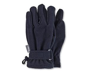 Sterntaler Gants Micropolaires, Matière Déperlante avec Fermeture Velcro, Âge 7-8 ans, Taille 5, Bleu Marine