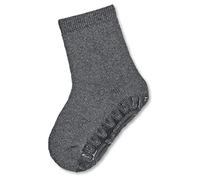 Sterntaler Calzini Con Suola Antiscivolo Fli Soft Uni Chaussettes, Gris (Anthrazit Mélange 592), 34 Garçon
