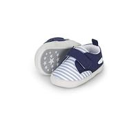 Sterntaler garçon Chaussures bébé Rayures Semelle de Mocassin, Bleu, 20 EU