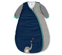 Sterntaler Gigoteuse pour Bébés, Manches amovibles, Thermorégulation, Fermeture éclaire, Taille : 70, Bleu/Gris