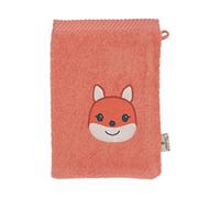 Sterntaler GOTS Enna Lot de 2 Gants de Toilette, Corail