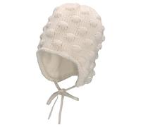 Sterntaler Gots Wösri Lankachen Bonnet en Tricot, Ecru, 43 Fille