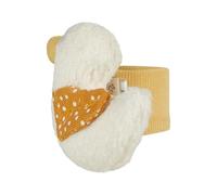 Sterntaler Hochet de bras canard, jouet pour bébé pour les mains, poignets élastiques, facile à enfiler, hochet pour jouer et saisir, 7 × 9 × 3 cm, ocre