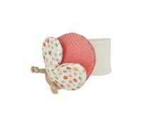 Sterntaler Hochet de bras coccinelle, jouet pour bébé, poignets élastiques, facile à enfiler, hochet pour jouer et saisir, 7 × 7 × 3,5 cm, argenté