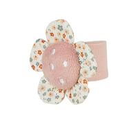 Sterntaler Hochet de bras fleur, jouet pour bébé pour les mains, poignets élastiques, facile à enfiler, hochet pour jouer et saisir, 7 × 7 × 3 cm, rose tendre