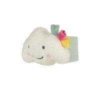 Sterntaler Hochet de bras nuage, jouet pour bébé, poignets élastiques, facile à enfiler, hochet pour jouer et saisir, 7,5 × 5 × 3 cm, écru