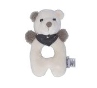 Sterntaler Hochet unisexe pour bébé - Ours polaire Elia - Hochet pour bébé - Jouet pour bébé - Écru