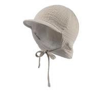 Sterntaler Jungen Casquette réversible avec protège-Nuque et Cordon de Serrage, Beige, 39