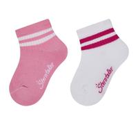 Chaussettes courtes bÃ©bÃ© fille Sterntaler Actives Coolmax (x2) Rose 22