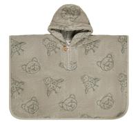 Sterntaler - Kid's Badeponcho - Poncho surf - One Size - steingrau / löwe leo