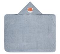 Sterntaler - Kid's Kapuzenbadetuch Rechteckig - Serviette de plage - 100 x 70 cm - graublau / filou